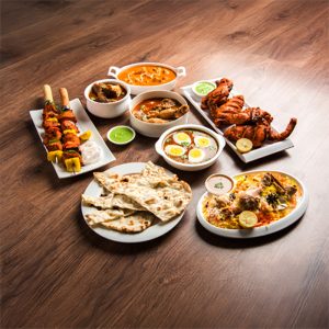 Mughlai lunch platters